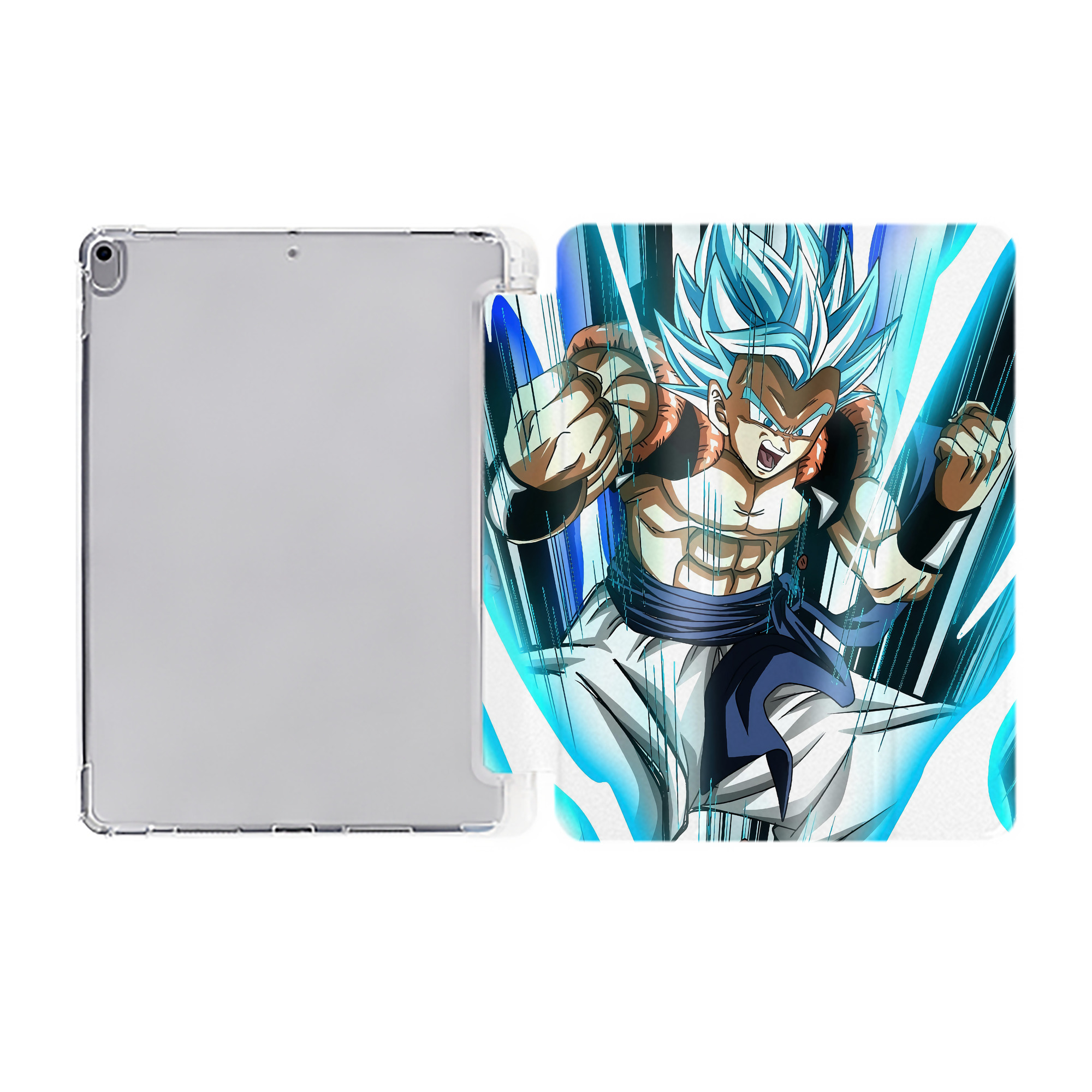 （画像用） ドラゴンボール DRAGON BALL IPad ケース ペン収納付き 三つ折りスタンド PUレザー×シリコン 対応機種9.5/10.5/10.9インチ
